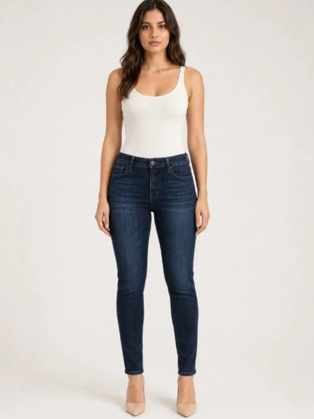 American Eagle Next Level Stretch Dark Wash High-Rise Jegging Jean Size 8R #2638
